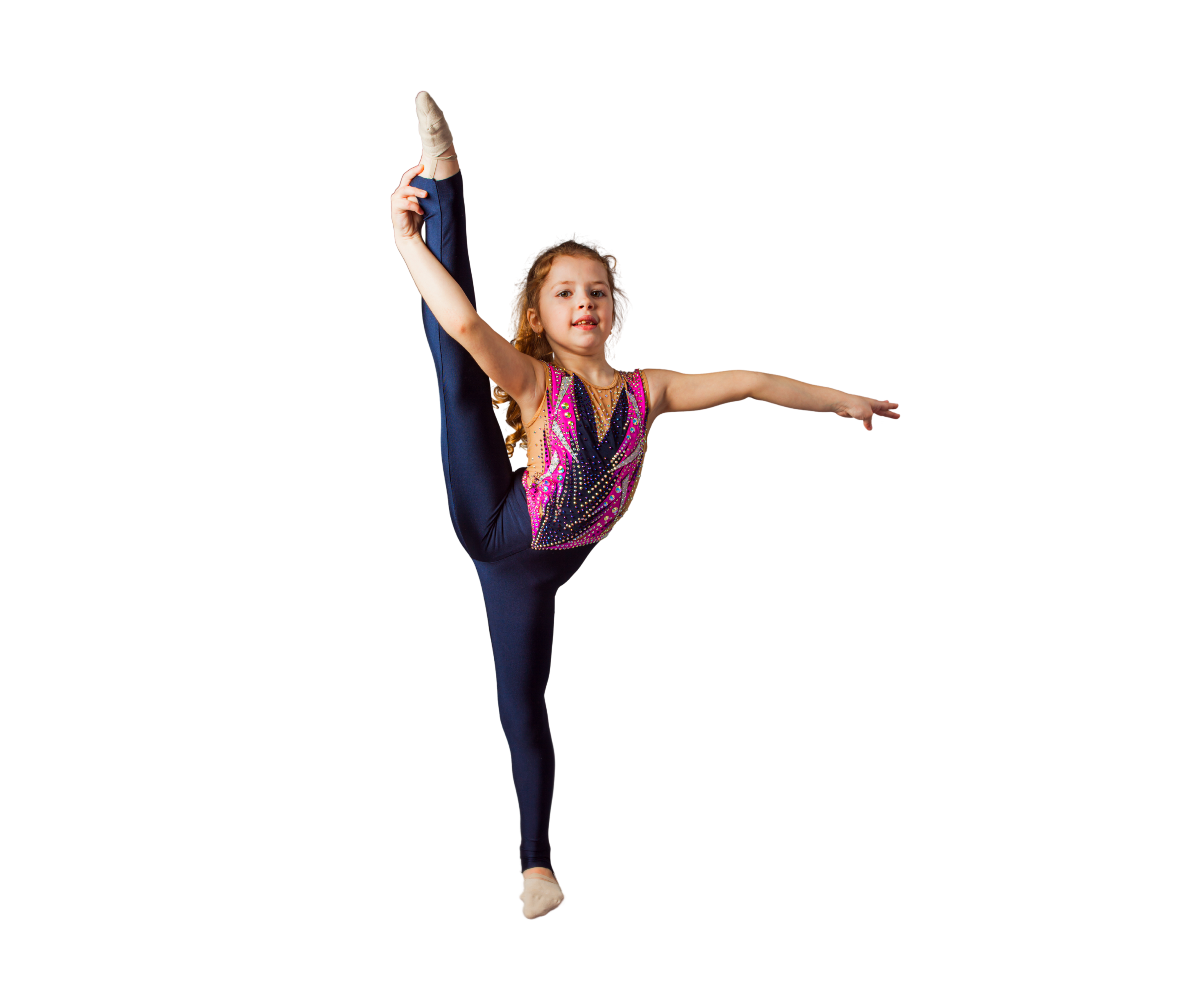 Cimnastik yapan sporcu